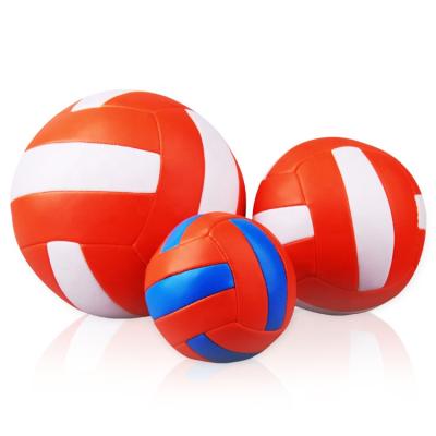 China Hot Sales Beach Soft Classic Fitness Soft PU Multi Color Training Volleyball For Sale for sale