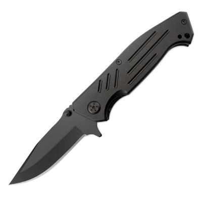 China 3.9 Inch Pocket Knife Camping Knife Non-variable Folding Knife With Black Blade for sale