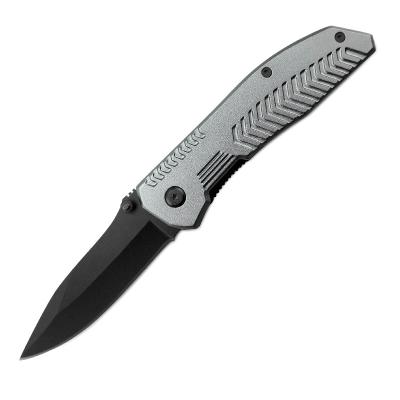 China 4.5 Inch Tactical Knife Camping Knife Non-Variable Folding Knife With Black Blade for sale