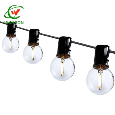 China Festive G40 Bulb String Light Decorations Holiday Christmas Garden for sale