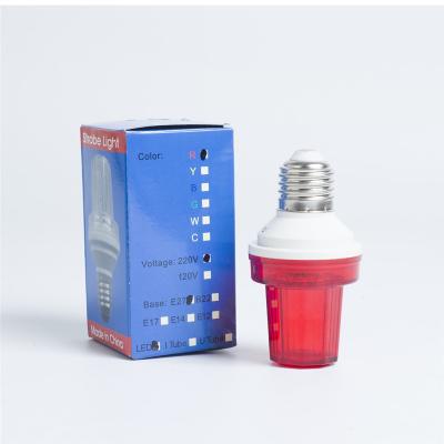 China Outdoor Garden Christmas Lights E27 110V LED Strobe Bulb for sale