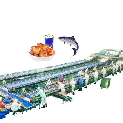 China High Efficiency Large Capacity Fish Equipment Canning Machine Canned Sardine Canned Food Production Line for sale