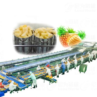 China Full Automatic High Efficiency Machine Canned Food Beef Pineapple Production Line for sale