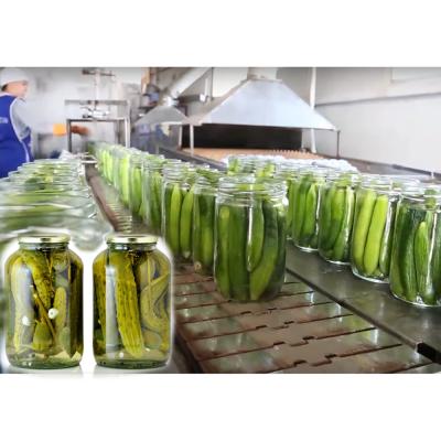 China High Speed ​​And Fully Automatic High Efficiency Canned Vegetable Production Line For Cucumber for sale