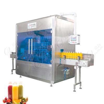 China Beverage Head High Precision Single Level Liquid Beverage Automatic / Multi Liquid Beverage Filling Machine For Bottle for sale