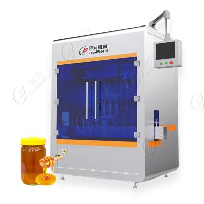 China Automatic Jar Honey Filling Machine Food Bottle and Capping Machine for sale