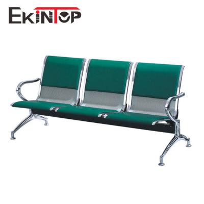 China Groene Luchthaven het Wachten Gebiedsstoelen, Staal 3 Seater-Stoel met Synthetisch Leer Te koop