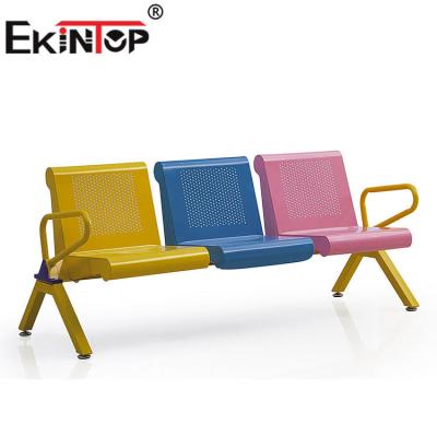 China Pvc-Kussen het Wachten Stoel 3 Seater Comfortabel voor Stationodm Te koop