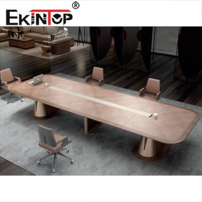 Chine Tableau de conférence commercial en bois pour la pièce 4800×1600×750mm de bureau à vendre