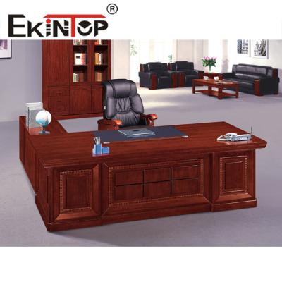 Κίνα Ξύλινο καπλαμά Top Executive Office Desk For Boss Manager Supervisor προς πώληση