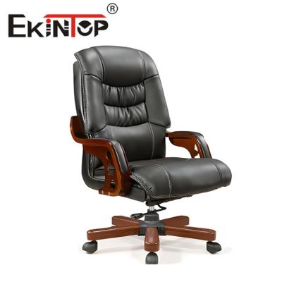 China Modern Comfortable Executive Boss Chair Ergonomic Office Leather Chair for sale