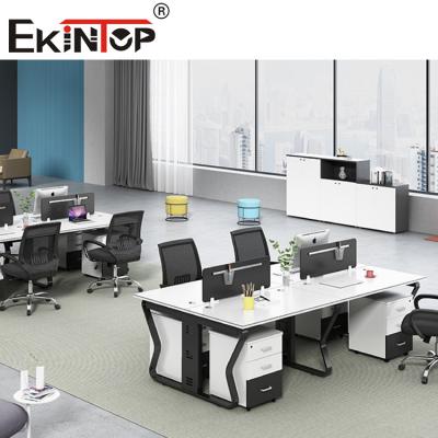 China Modern Office Working Station For Commercial Furniture Office Cubicles Table White for sale