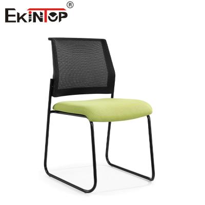 China Black and Green Memory Foam Cushion Nesting Conference Room Chairs for sale