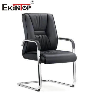 China Comfortable PU Leather Office Chair Without Casters Commercial Furniture zu verkaufen