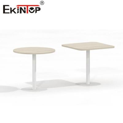 China Wooden Coffee Table With Modern Style And Metal Base Directly Manufacturer zu verkaufen