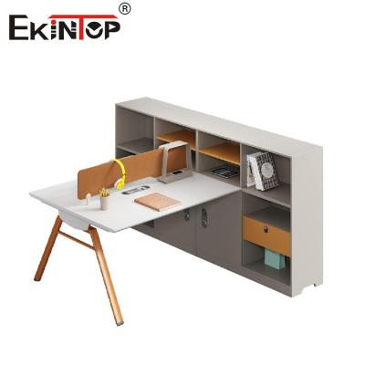 China Custom Furniture Office Workstation With Partition Screen Modern Style for sale