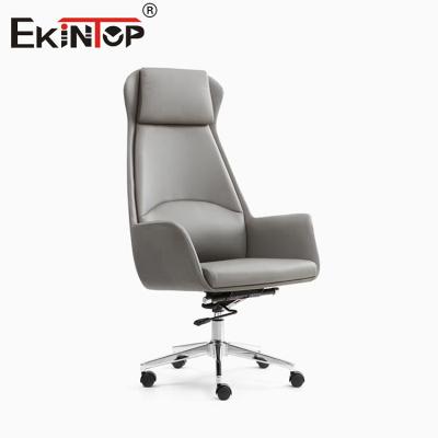 China Modern Style Comfortable High-Back Sofa Chair Leather Commercial Office Chairs for sale