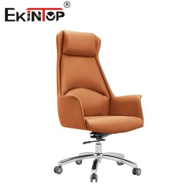 China Factory High Back Modern Leather Executive Chair Commercial Office Chairs for sale