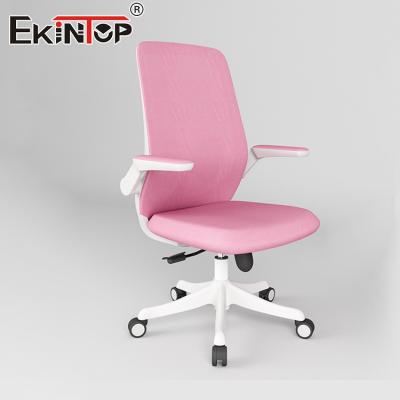 China Portable Master Fancy Pink Ergonomic Office Chair Fabric Office Chair for sale