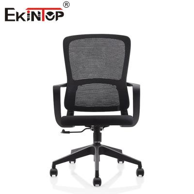 China Manufacturer Comfortable Mid Back Ergonomic Computer Chair Adjustable Fabric Office Chair for sale