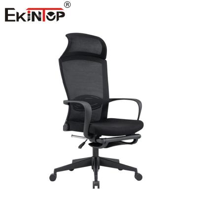 China High Back Swivel Ergonomic  Mesh Sturdy Office Chairs With Footrest for sale