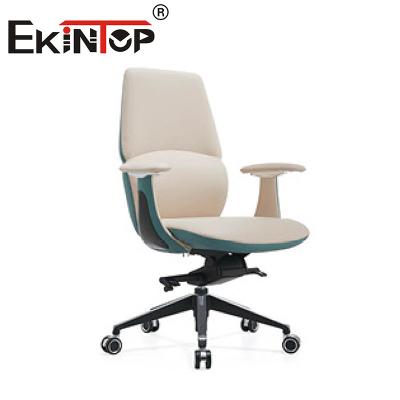 China High Quality Modern Leather Ergonomic Swivel Executive Office Chair Leather Club Chairs for sale