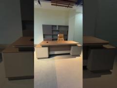 Custom-Sized New Modern L-Shaped Office Desk Executive Desk with Drawers