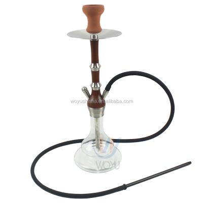 China Click system wood stem wooden hookah with click shisha narguile De madera for sale