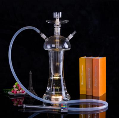 China China Woyu Durable Glass Hookah Manufacturer With LED Light Hand Blown Hookah for sale