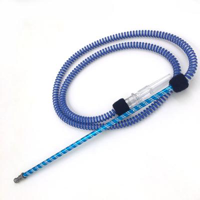 China Aluminum Slim Aluminum Hookah Handle Device Shisha Mouthpiece Plastic Pipe for sale