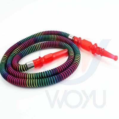 China Hookah Acrylic Colorful Wholesale Hose Handle Plastic Shisha Hose for sale