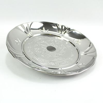 China Unique Hookah Loungh Design Hookah Accessories Stainless Steel Tray Shisha Dish for sale