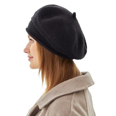 China Character Beret Hat For Women Style Beanie Winter Fashion Warm Wool French Lining Knit Hat for sale