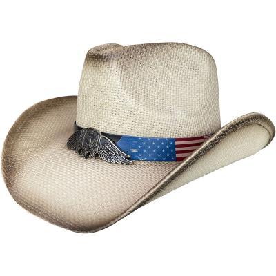 China Cowboy Western Hat Men's Fashion Interior Women's Straw Felt Canvas Style for sale