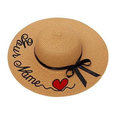 China Sun Women's Casual Personal Lace Brim Straw Outdoor Beach Brim Big Hat Summer Hat for sale