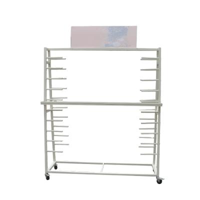 China Hot Sale Fashion Racks For Cloth Rolls PVC Top 8 Pcs Huayuexing HYX-G001C Days 3'4 NC; GUA powder coating 20 kg each layers for sale