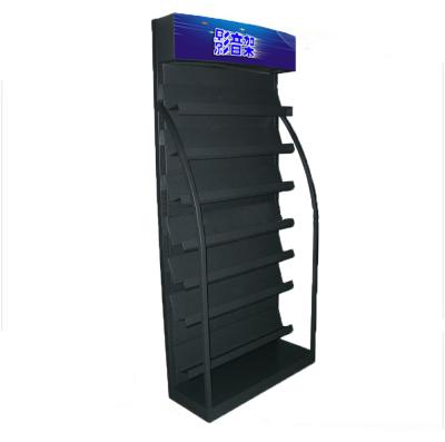 China Corrosion Protection Hot Sale Metal Four Side Display Stand For CD In Retail Store Display Rack for sale