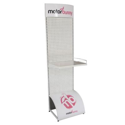 China Retail Stores Computer Accessories Store Motorrised Mechanical Pegboard and Monitor Metal Stand Keyboard Display Rack for sale