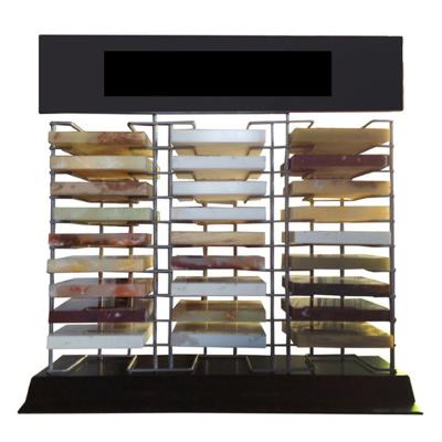 China Showroom Modern Stone Rack Ceramic Tile Rack Idea China Door Rack Panel Punch Display Racks for sale