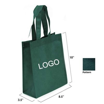 China Custom Printing Handled Logo Christmas Tote Bag Cheap Non Woven Christmas for sale