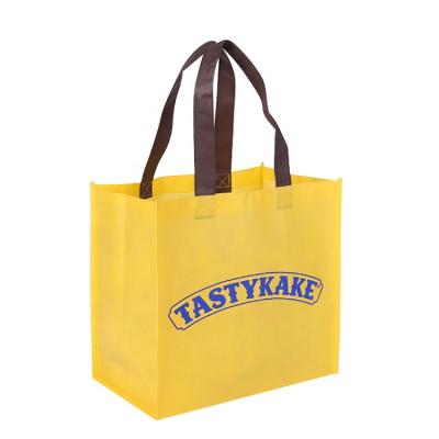 China High quality eco handled nonwoven bag shopping hot selling logo printing non woven bag for sale