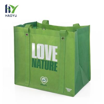 China Wholesale Non Woven Handled Fashion Packaging Grocery Bag For Shipping for sale