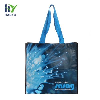 China Promotion custom handled recycled rpet waterproof nn woven shopping bag for sale