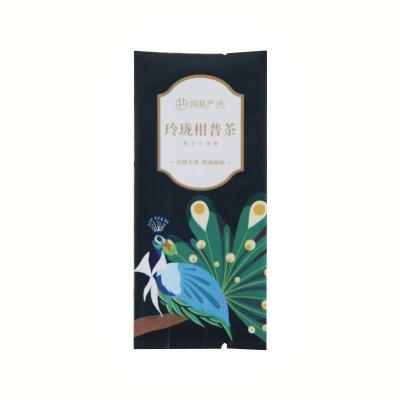 China Custom Color Aluminum Foil Moisture Proof Vacuum Bag Sealed Food Grade Small Tea Coffee Packaging Bag for sale