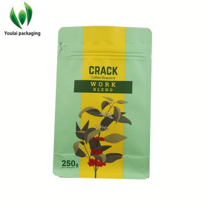 China Customized Printing Waterproof Logo POS Zipper Coffee Tea Plastic Packaging Moisture Proof Sealed Bag Food Grade Material Self for sale