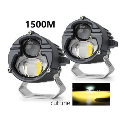 China Aluminum alloy body 3 led modes 40w fog light led fog light lamp frame foglight fusion cruze 2019 led fog for sale