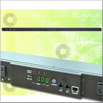 China 3 Phase 24 KW Ports 22 Smart PDU , IEC309 PWC-3240C-24ND for sale