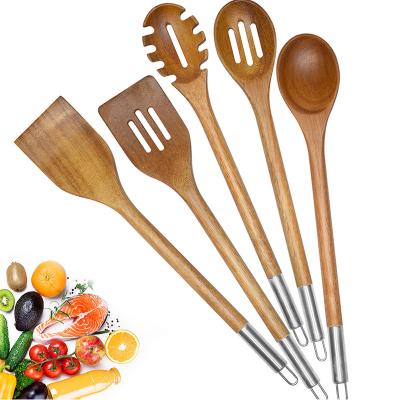 China Sustainable Classic & Eco-Friendly Acacia Wood Utensil Set for sale