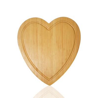 China Bamboo Chopping Board Kitchen Viable Besting Selling Heart Shaped Cutting Board for sale