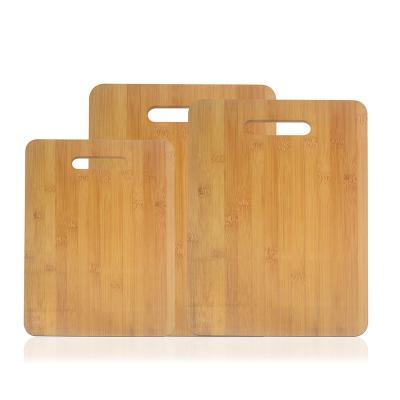 China Viable Bamboo Kitchen 3-Piece Cutting Board Set, High Quality Thick Wooden Chopper for sale